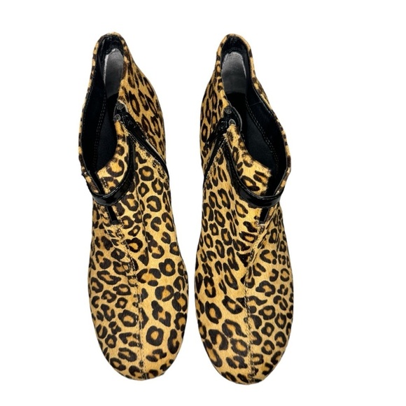 AEROSOLES Patrole Car Leopard Print Ankle Boots booties heeled boots shoes 6.5 W - Picture 3 of 12